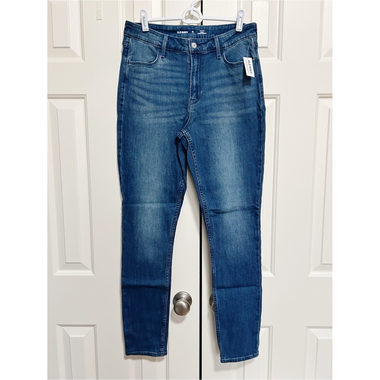 Old Navy High Rise Wow Super Skinny Jeans 12 Long NWT Classic Casual 90’s