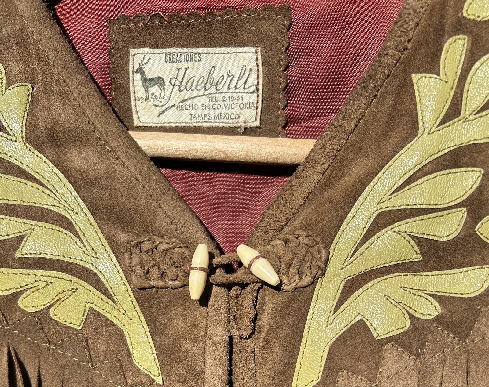Gorgeous Vintage „Cuera Tamaulipeca” Custom Art Mexican Leather Fringe Jacket