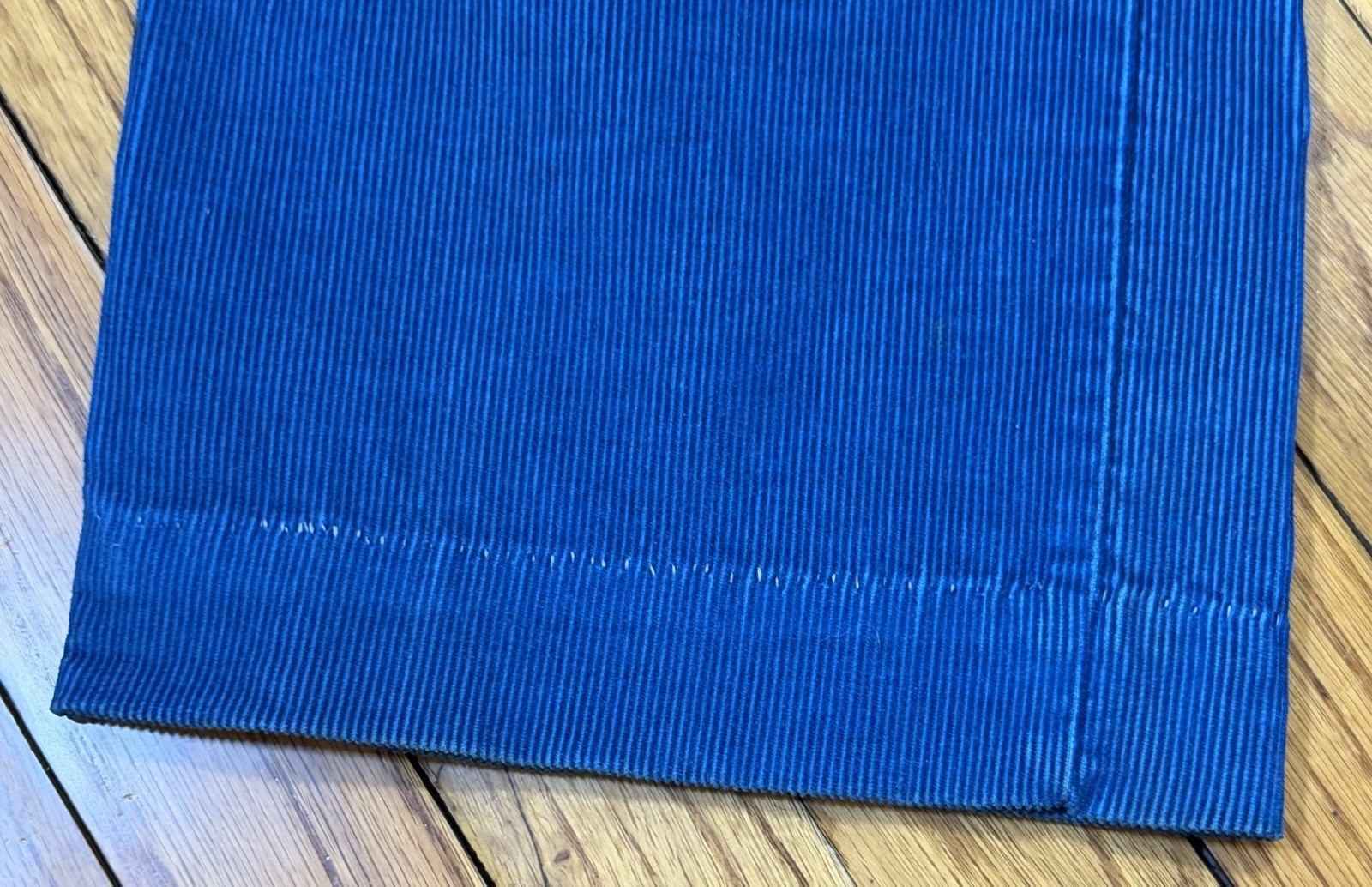 Vtg 1980s Chic by H.I.S. Teal Blue Corduroy Pants Women’s 30″ Waist x 25″ Inseam