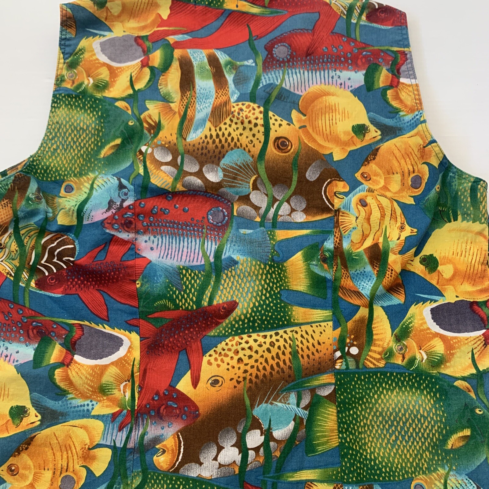 Nirvana Top Women’s Size L ( Bust 100cm) Sleeveless Collared Buttoned Vintage