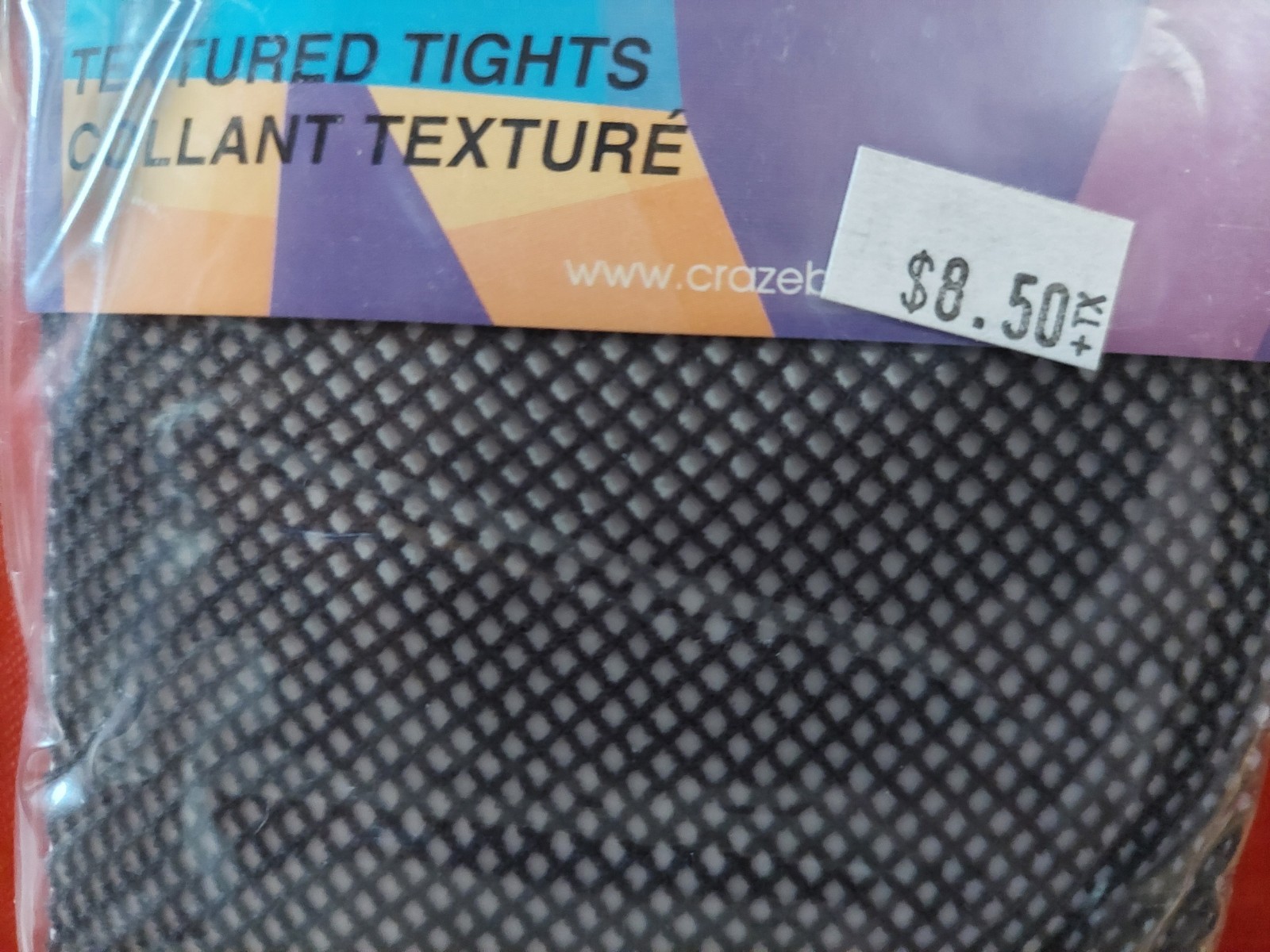 Vintage Pantyhose Rare All Sheer Fishnet Secret Color Pewter Size A-B