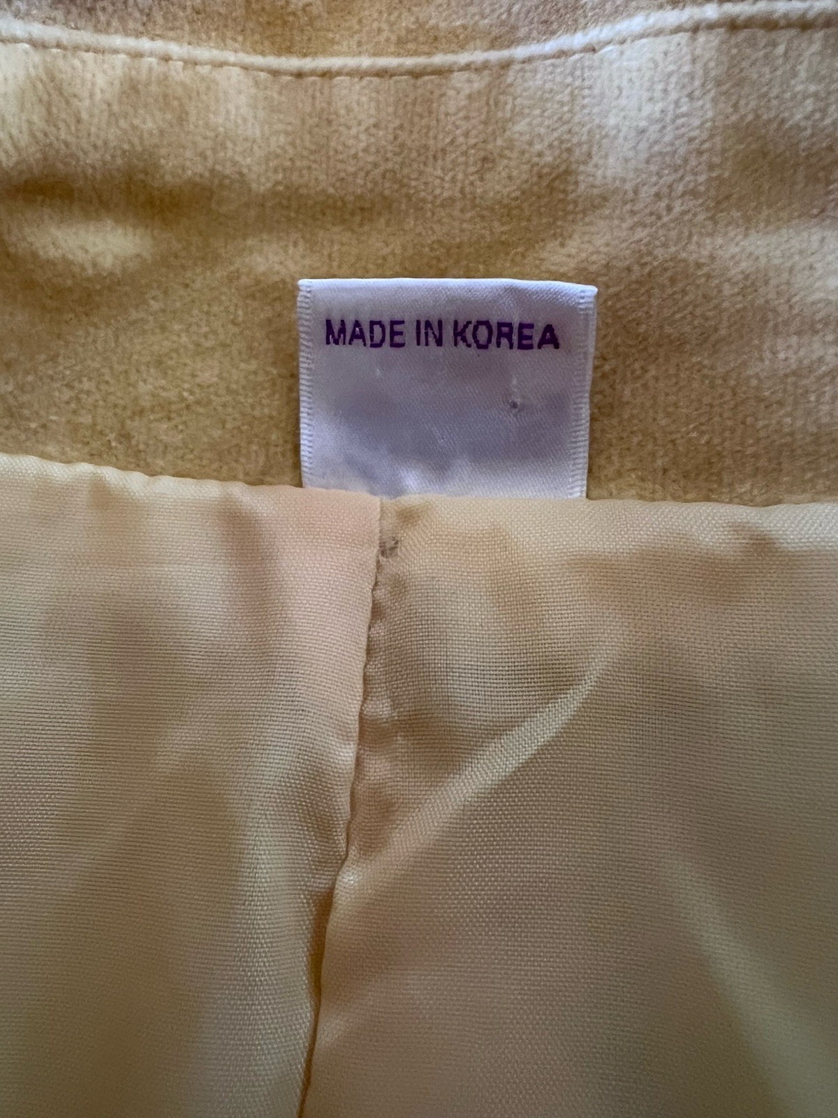 Chloe Influx Vtg 70’s Ready To Wear Lgt Yellow Cotton Velveteen Jacket S