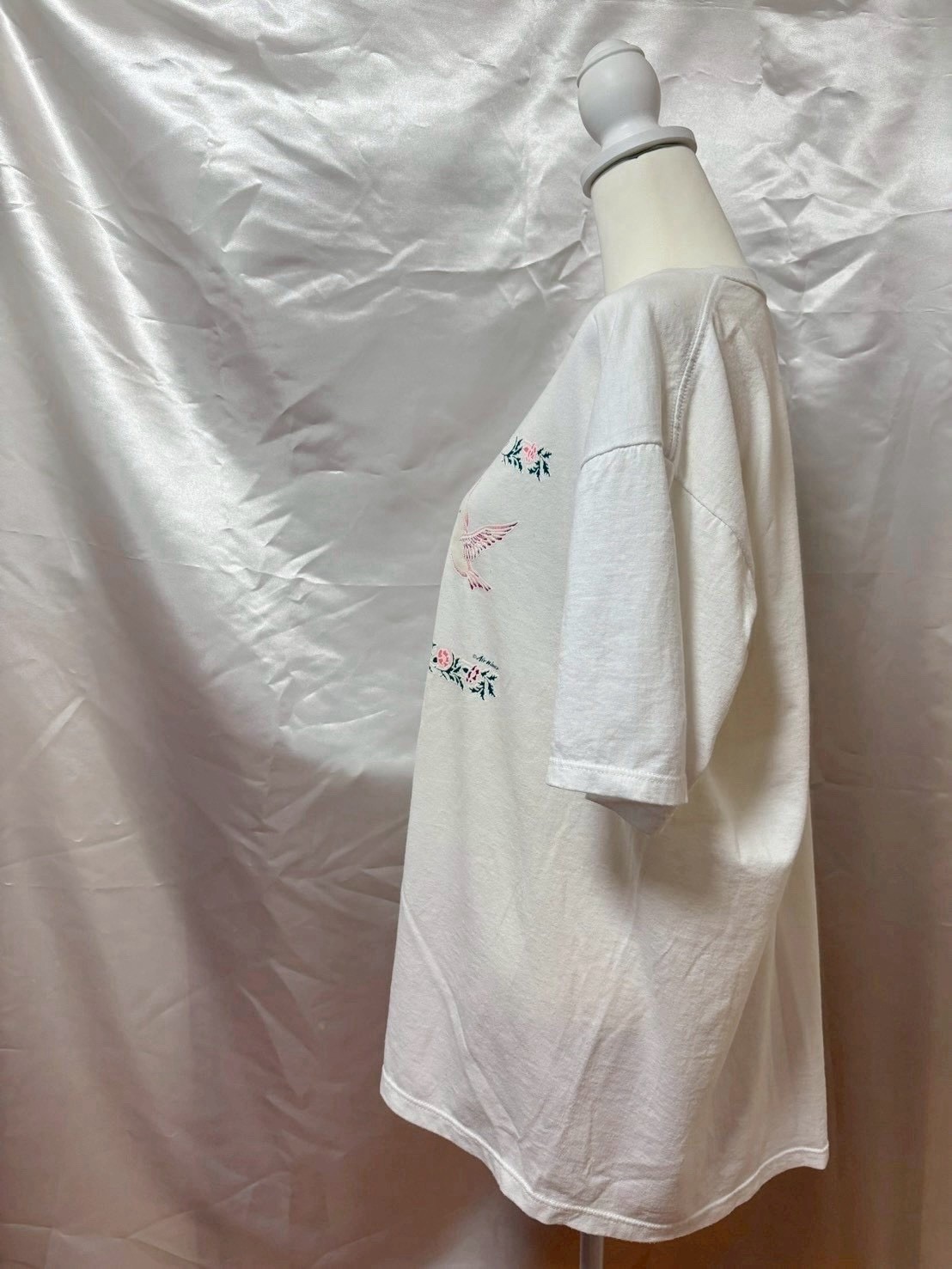 Vintage 80s 90s JERZEES Amazing Grace Cross Graphic T shirt White USA SizeXL