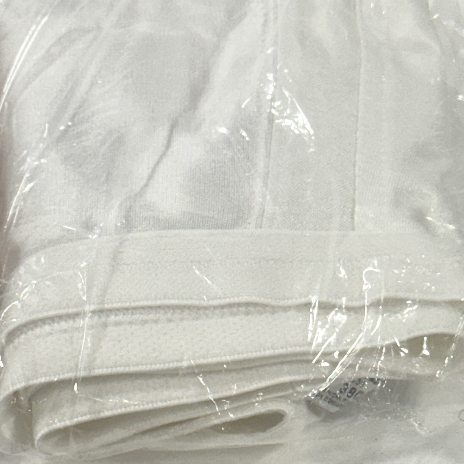 Vintage Underscore Bra 38C White Crossover Wire Free Soft Cup Side Panels NEW