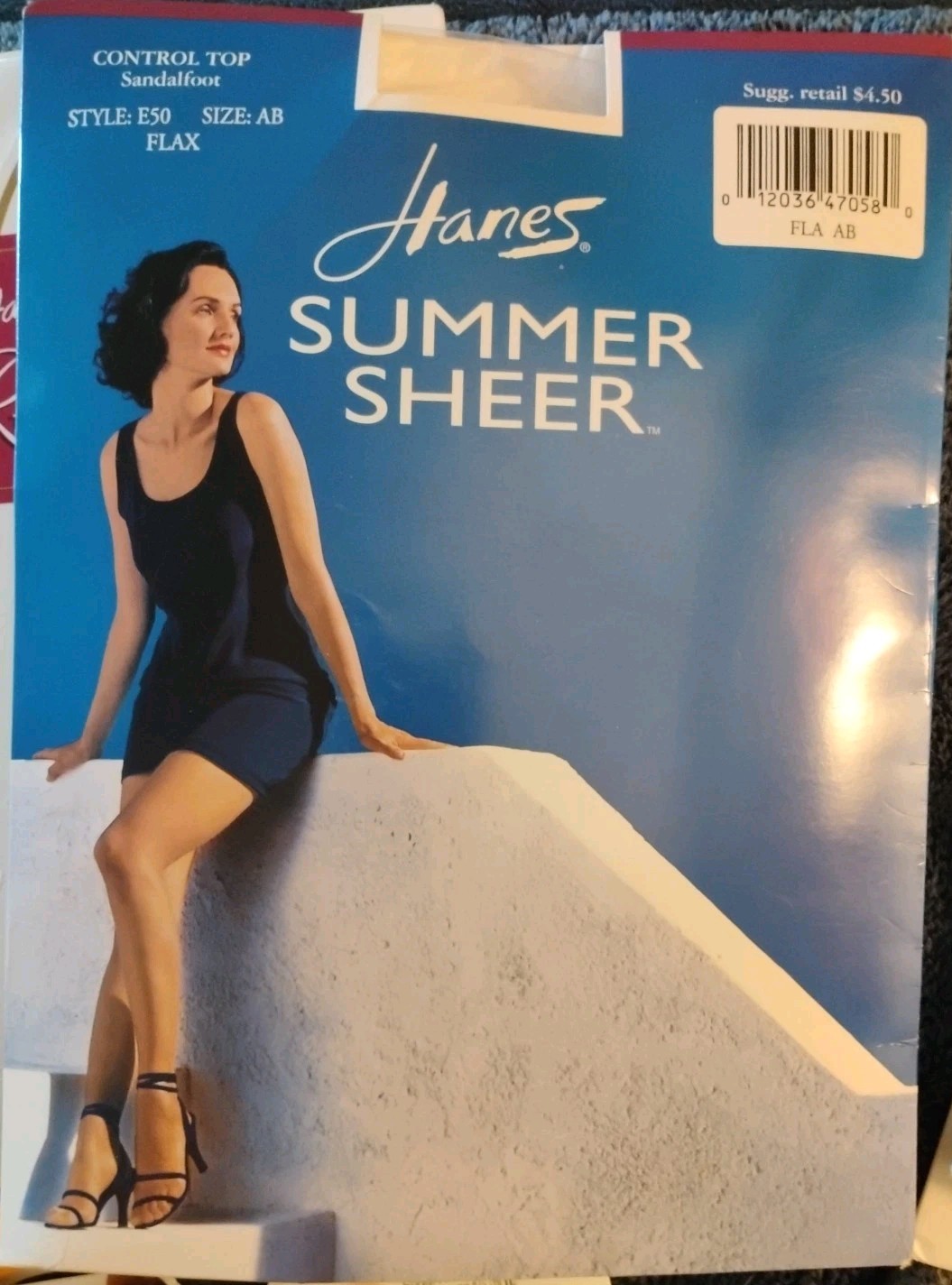 Hanes Assorted Control Top Pantyhose Shaping Contour Sandalfoot Sz AB LOT OF 9