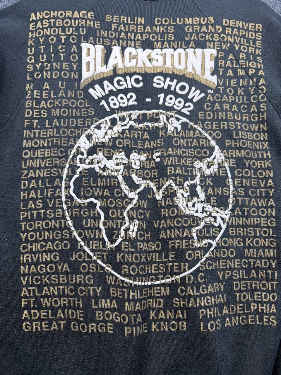 Vintage 90s Blackstone Magic Show World Tour Sweatshirt XL Jerzees Made in USA
