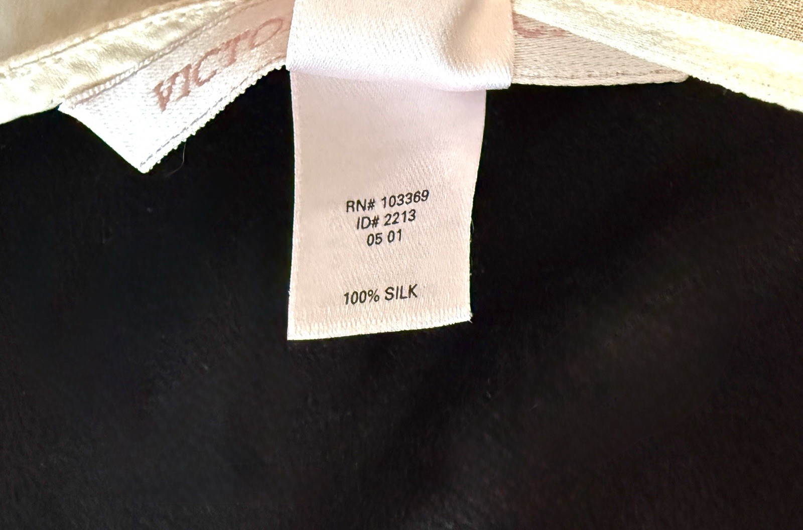 Vtg Victoria’s Secret 100% Silk Slip Dress Gown Ivory 90/Y2K Cowl Neck Deep Back