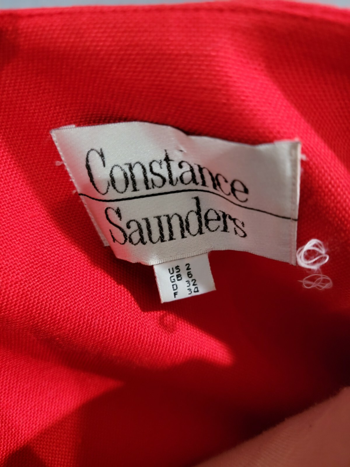Vintage CONSTANCE SAUNDERS color block mini dress 2