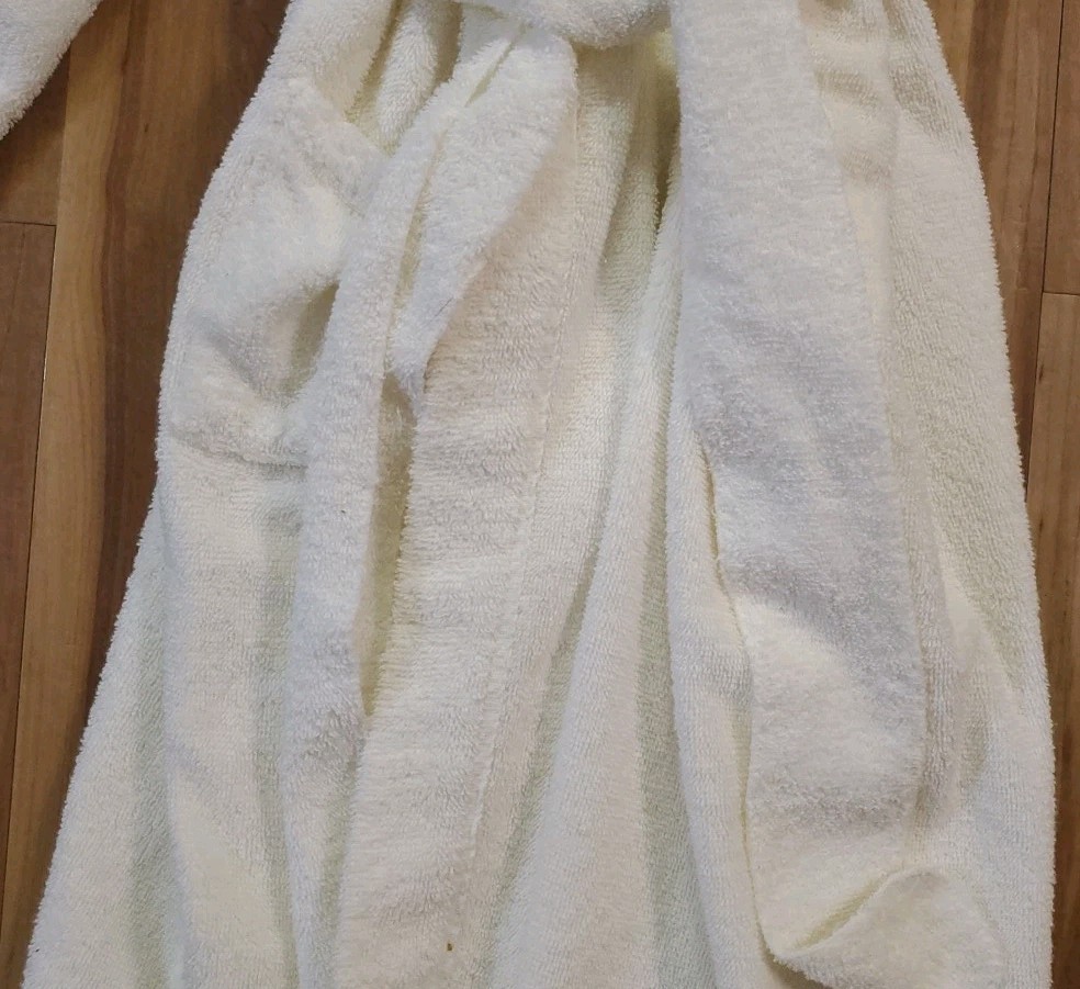 Vintage Terrycloth Bath Robe Wrap Sak by Barry White Size S/M