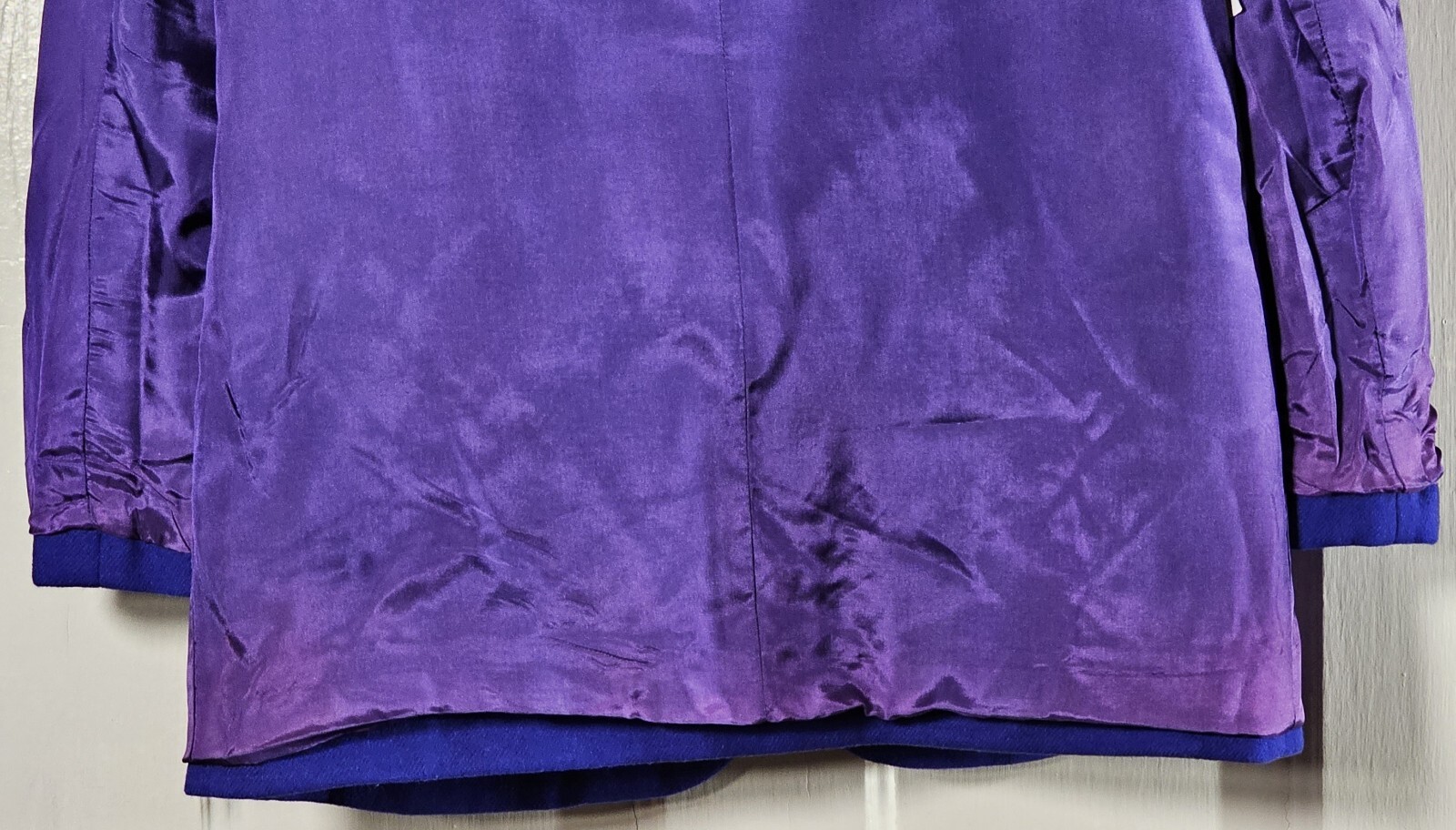 VTG Lynn Greene Blazer Richard Neal Women’s Size 6 Inidgo Purple Wool Lined