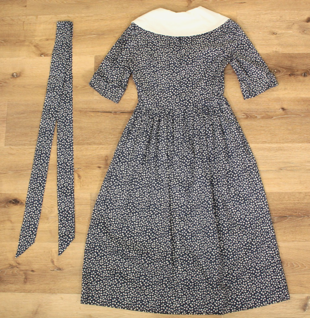 VTG 80s 90s Lot of 3 Laura Ashley Floral Sailor Neck Maxi Dresses XS/S Dress Lot