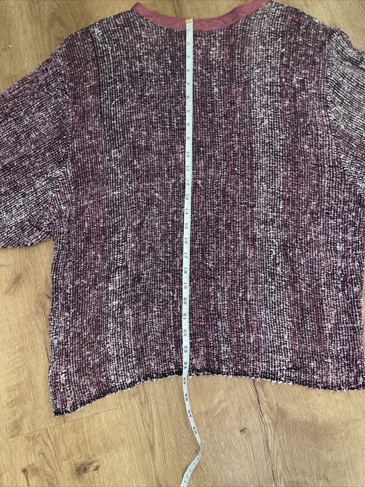 Vintage Laise Adzer Cotton Rayon Purple A-Line Skirt And Sweater Set