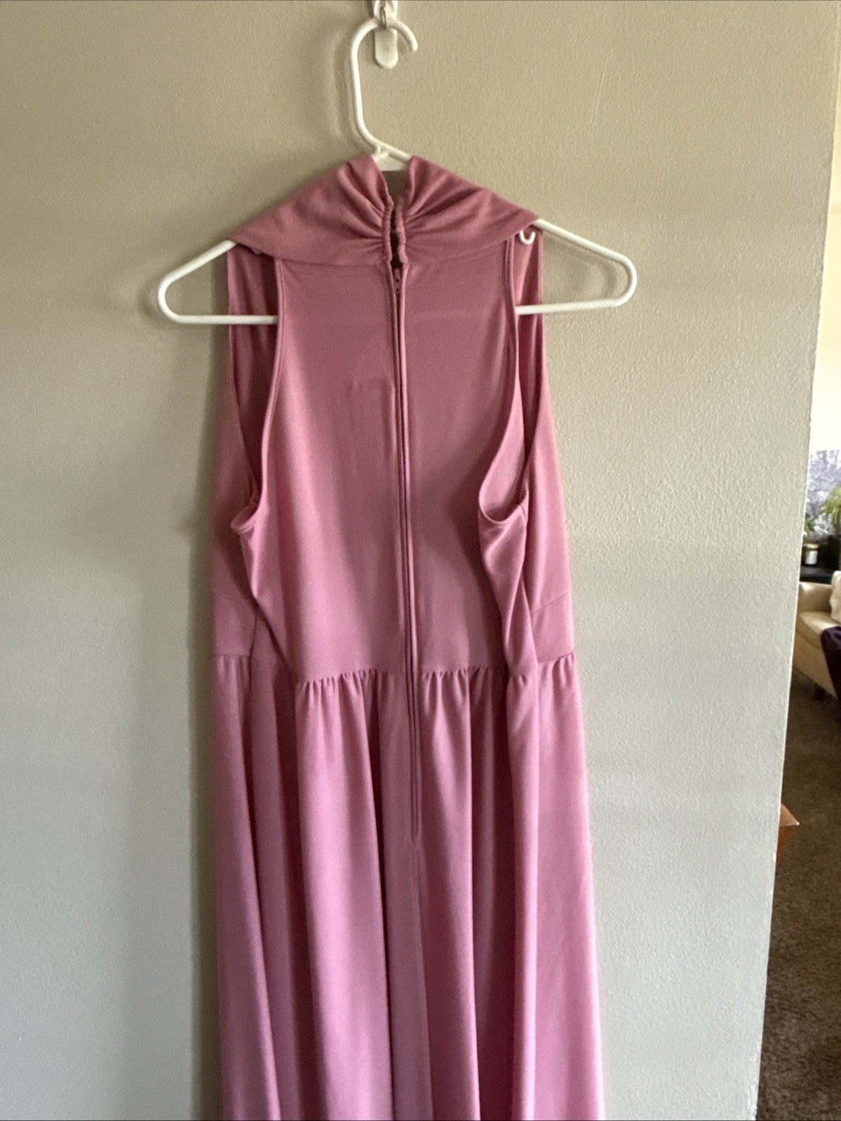 Vintage JC Penney Fashions Pink Dress With Cardigan Size 14.5 Women’s 1970s