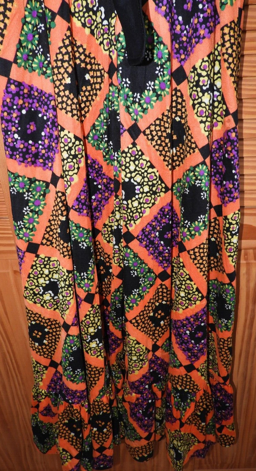 Meleny Road Retro Dress Costume Halloween Sylvia Madon Hippie Sz 11 Small 70’s