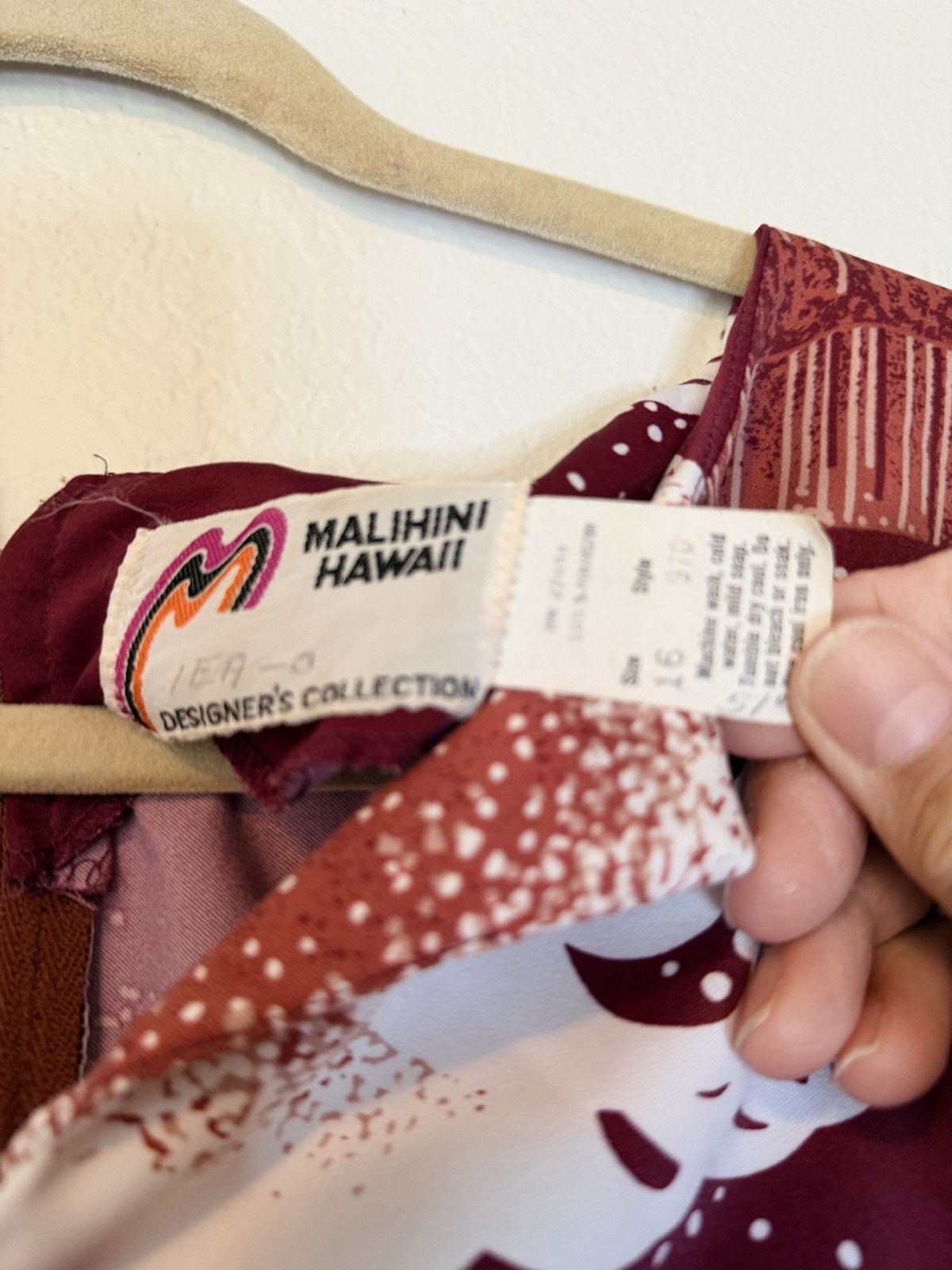 VTG Malihini Hawaii Designers Collection Dress_size 16 (read description)