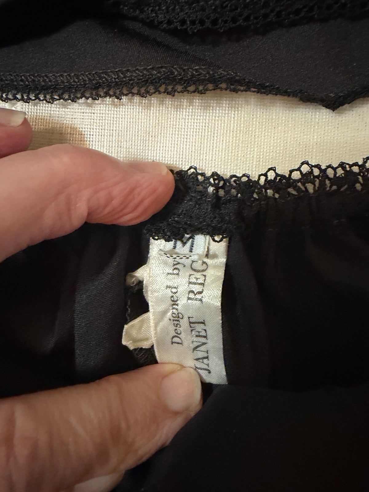 Janet Reger 1985 Beauchamp Collection Silk Camisole and Panties