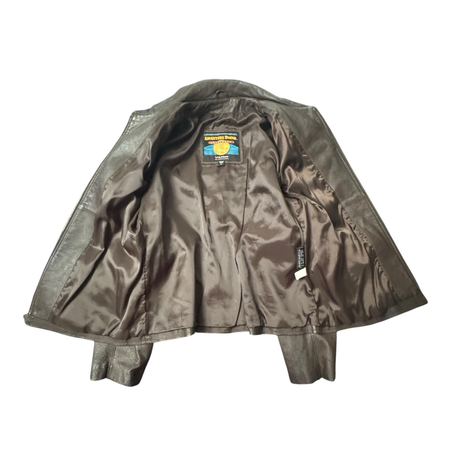 Vintage Adventure Bound Originals By Wilsons Brown Leather Jacket Women’s Large