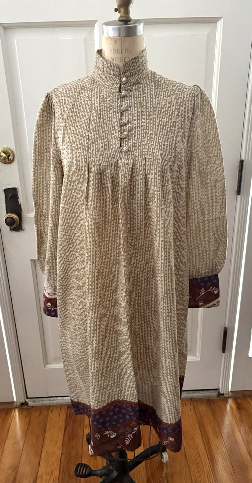 VTG 70’s Boho Tunic Dress M/L ? Joyce Ewing Bradley Motherhood