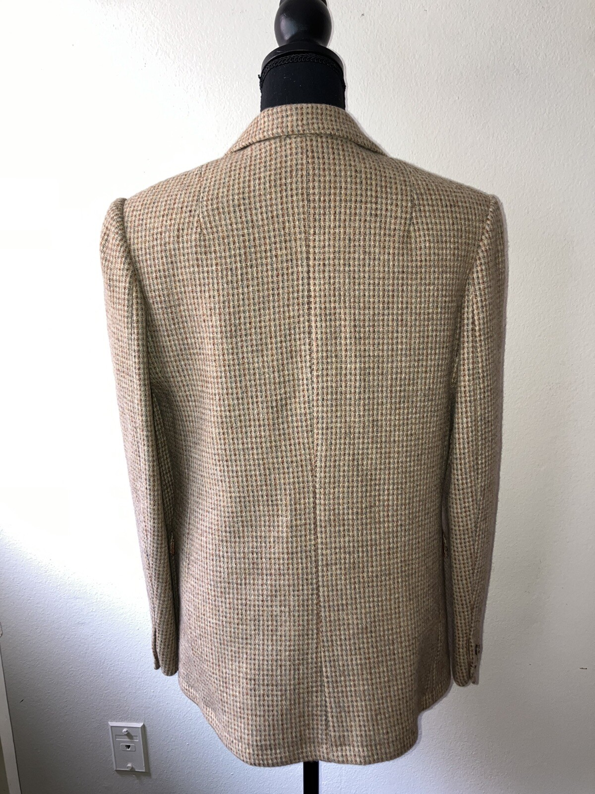 Vintage ‘80s Just for Joseph Magnin Multicolor Tweed Blazer 100% Wool ILGWU L