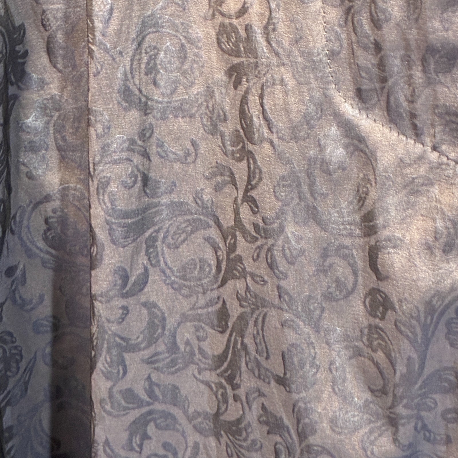 Vintage London Fog Trench Coat Women’s Duster Brown Paisley Liner Sz 8reg – READ
