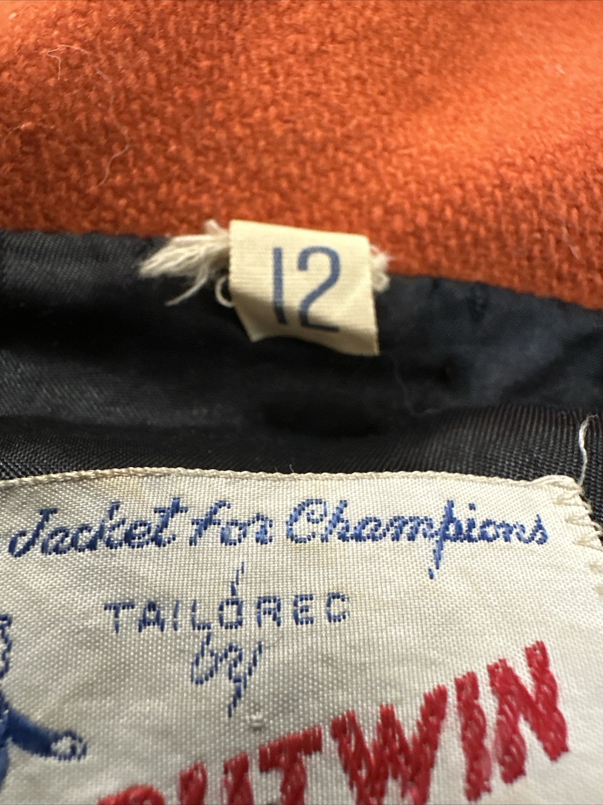 Vintage Butwin Miss Letterman Junior Varsity Jacket Black/White Approx Sz Med