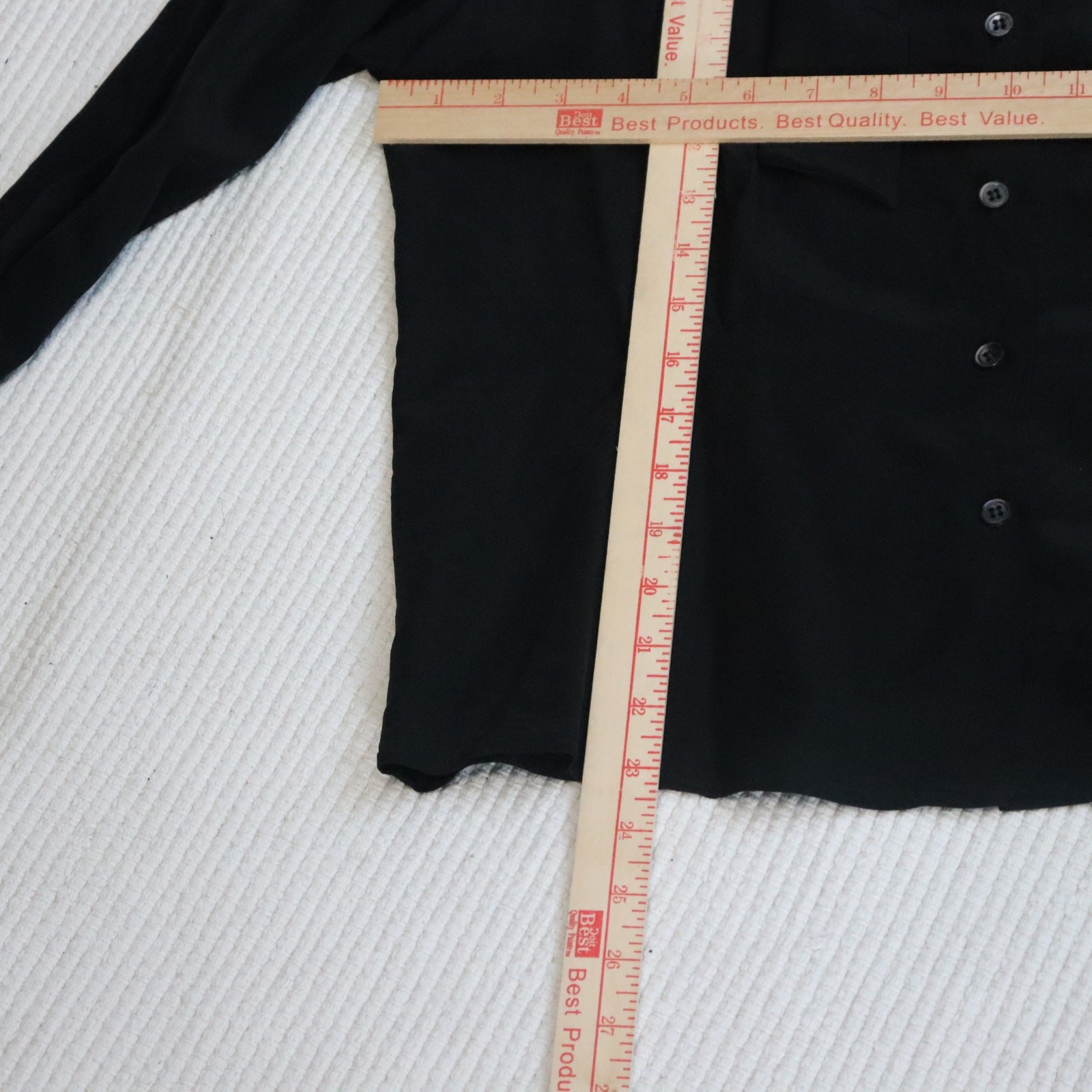 Vintage Jonathan Blake Silk with tie shirt button down the back Size 14