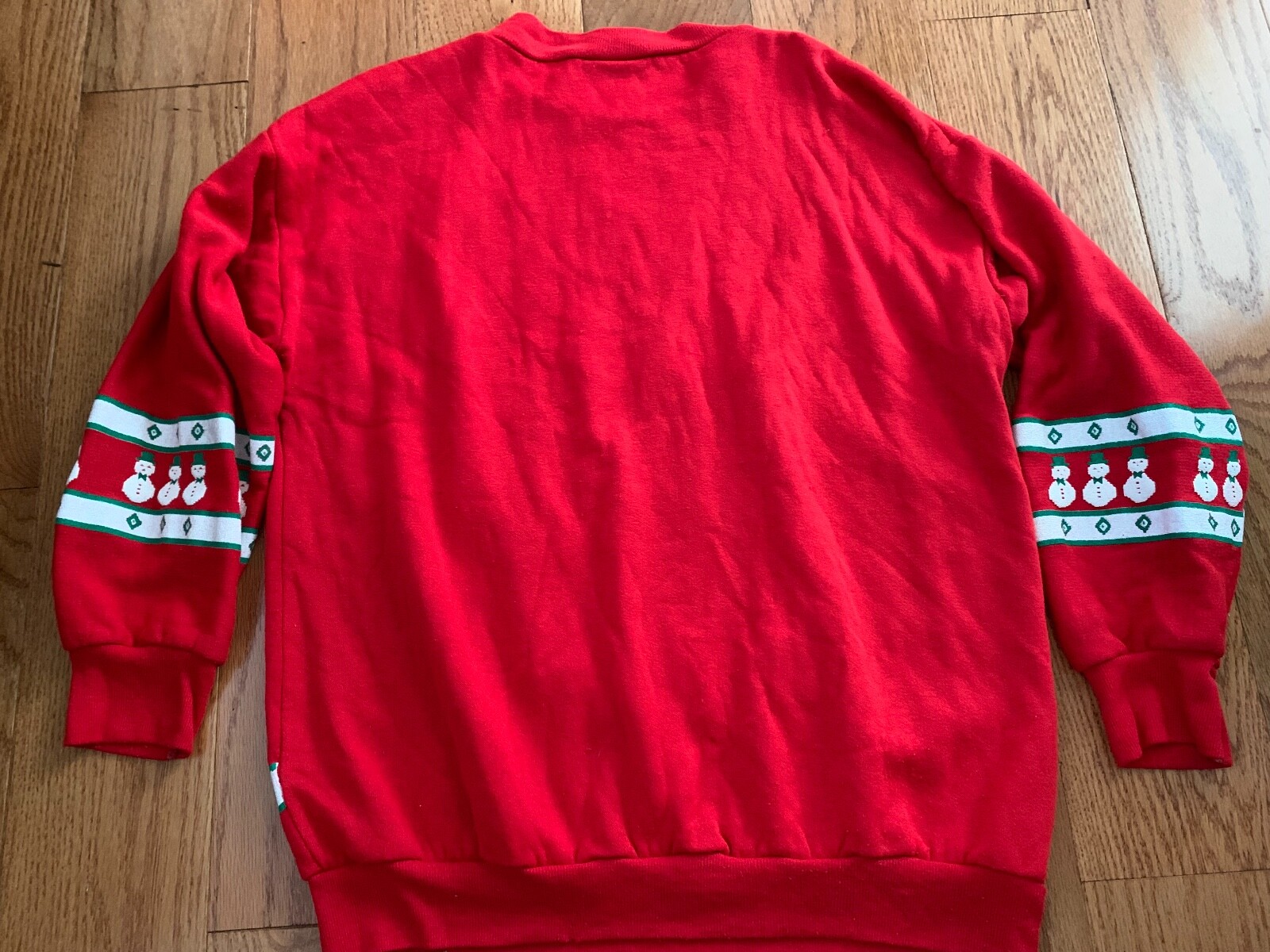 Holiday Ugly Christmas Snowman Graphic Sky Lite Sweatshirt Women’s