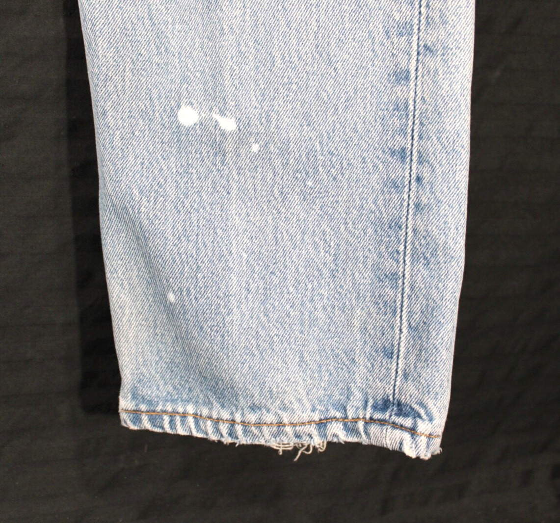 Vintage 1990s Levi’s 501 USA Button Fly BLUE Denim Jeans Women Women’s 31W x 32L