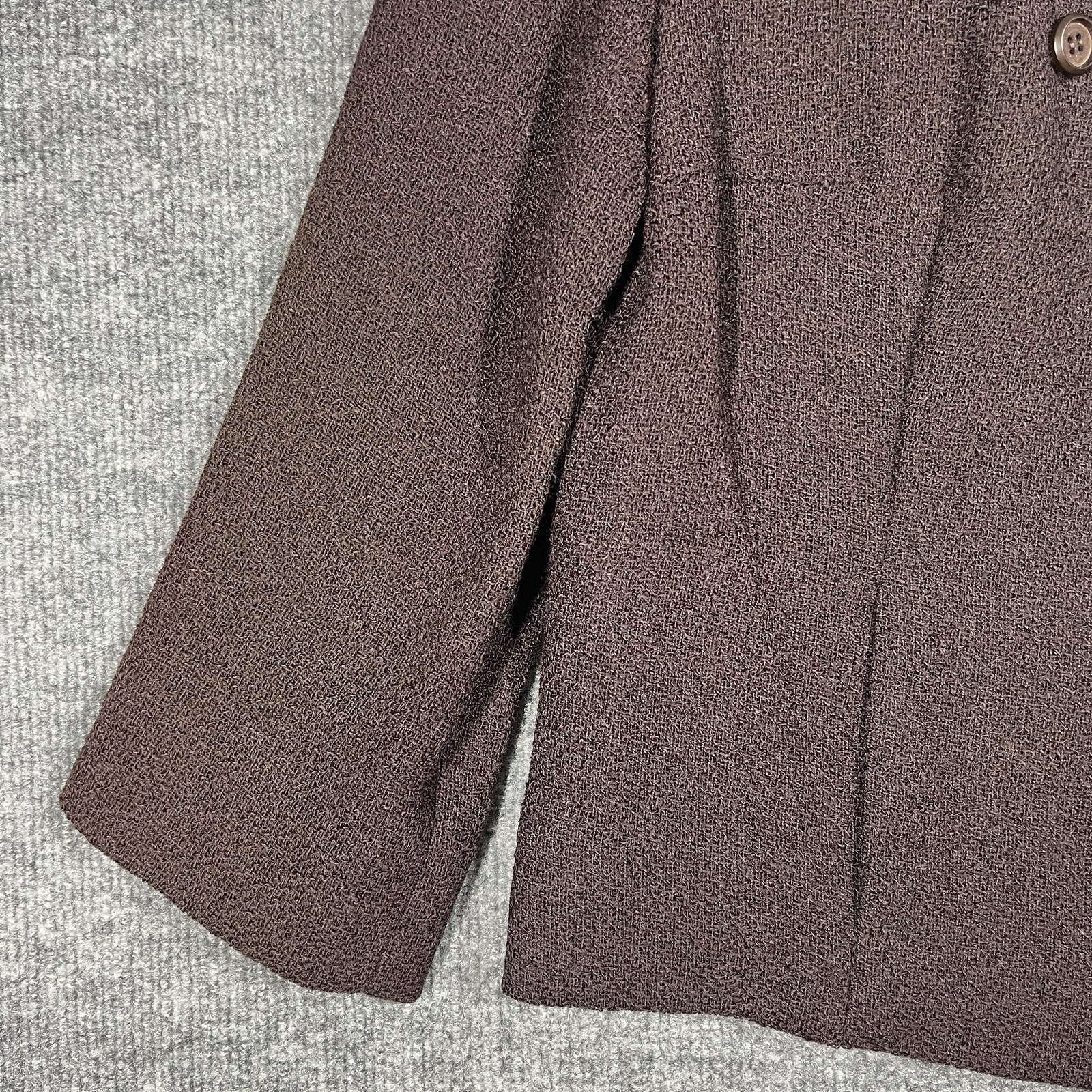 VINTAGE 50s 60s Philippe Tournaye Jacket Womens Size XS/ S Blazer Brown Wool