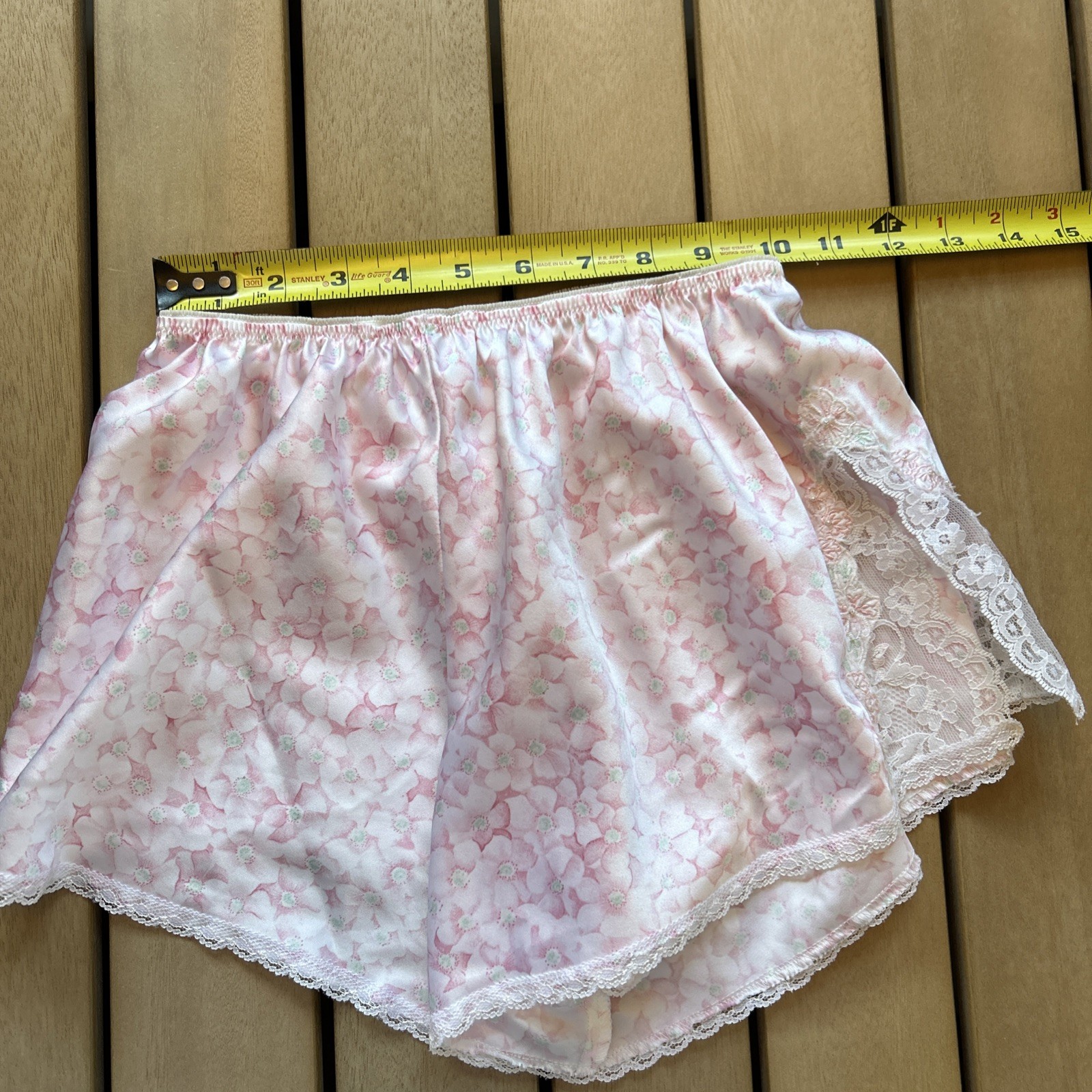 Vintage 1980s Pink Sara Beth Lingerie Set – Satin Cami & Shorts – NOS Never Worn
