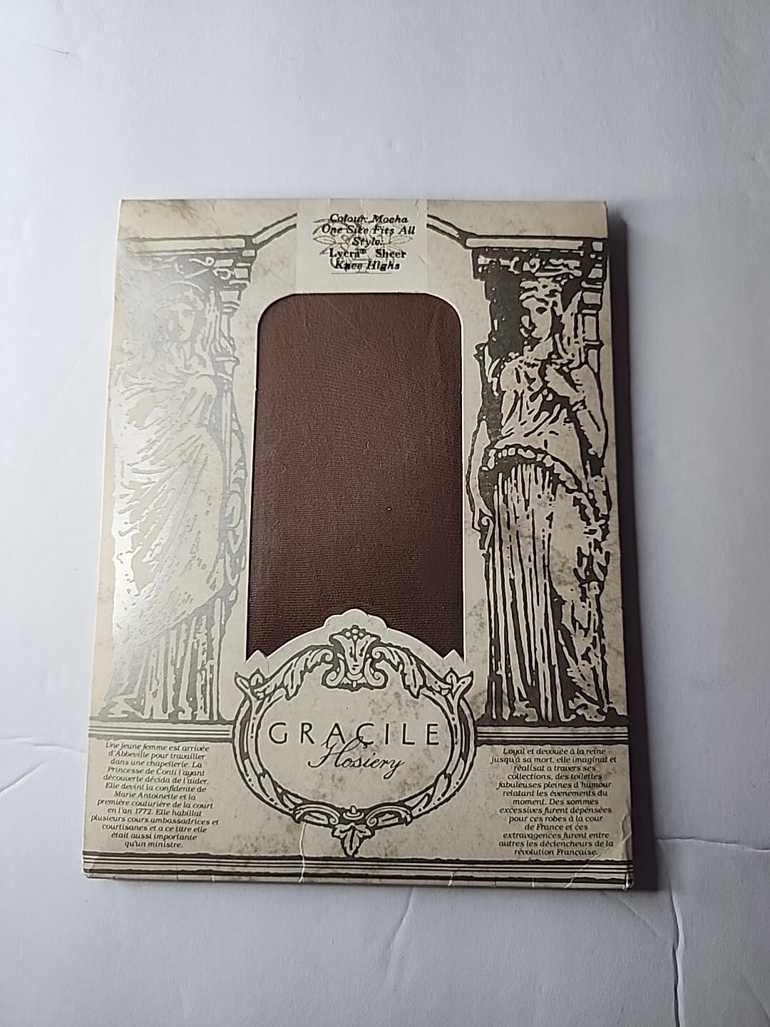Gracile Hosiery MOCHA Sheer Knee Highs One Size Fits All