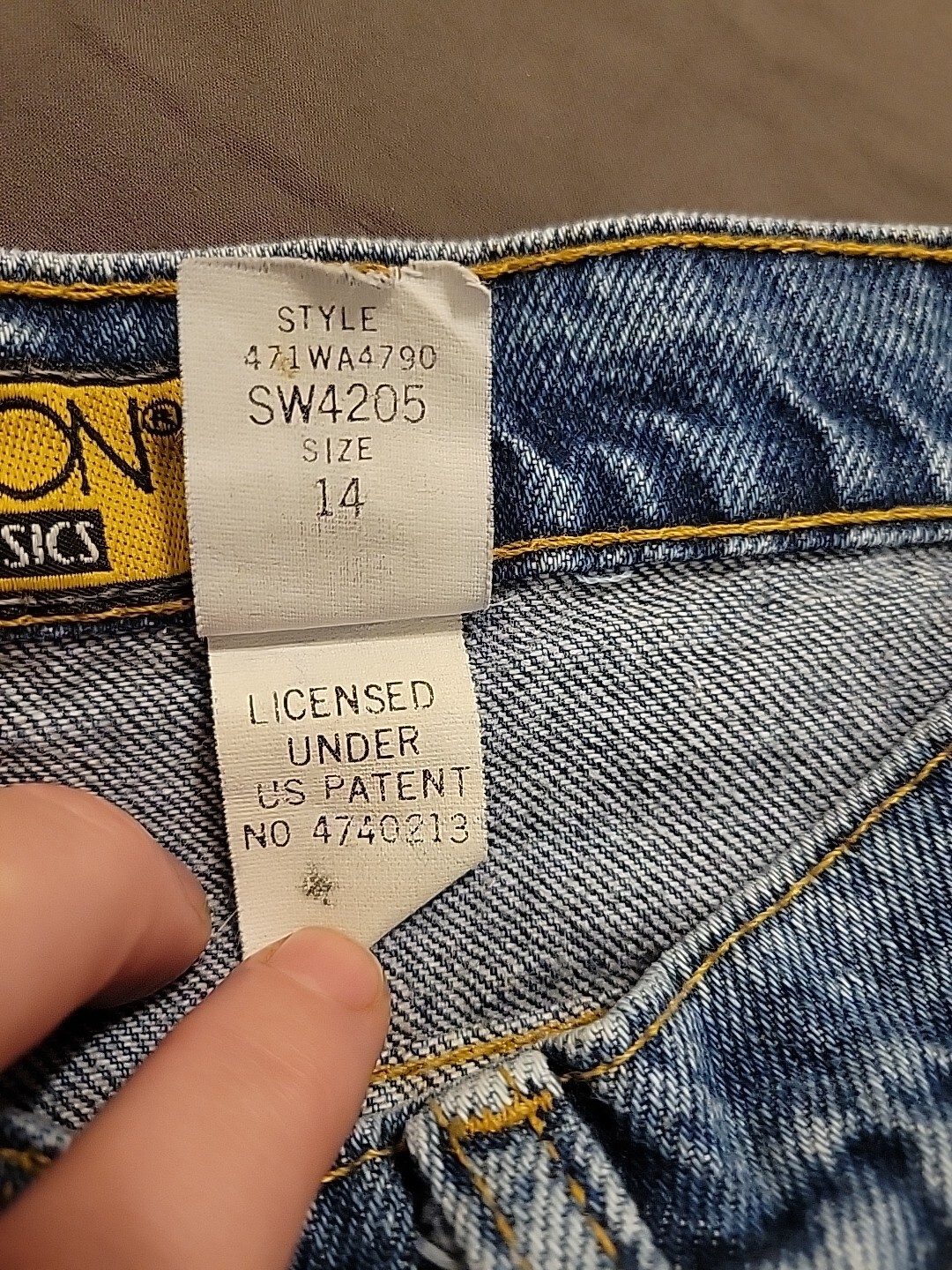 Vintage 80’s Sasson Modern Basics Mom Jeans Super High Waist Back 28″ Sz 14
