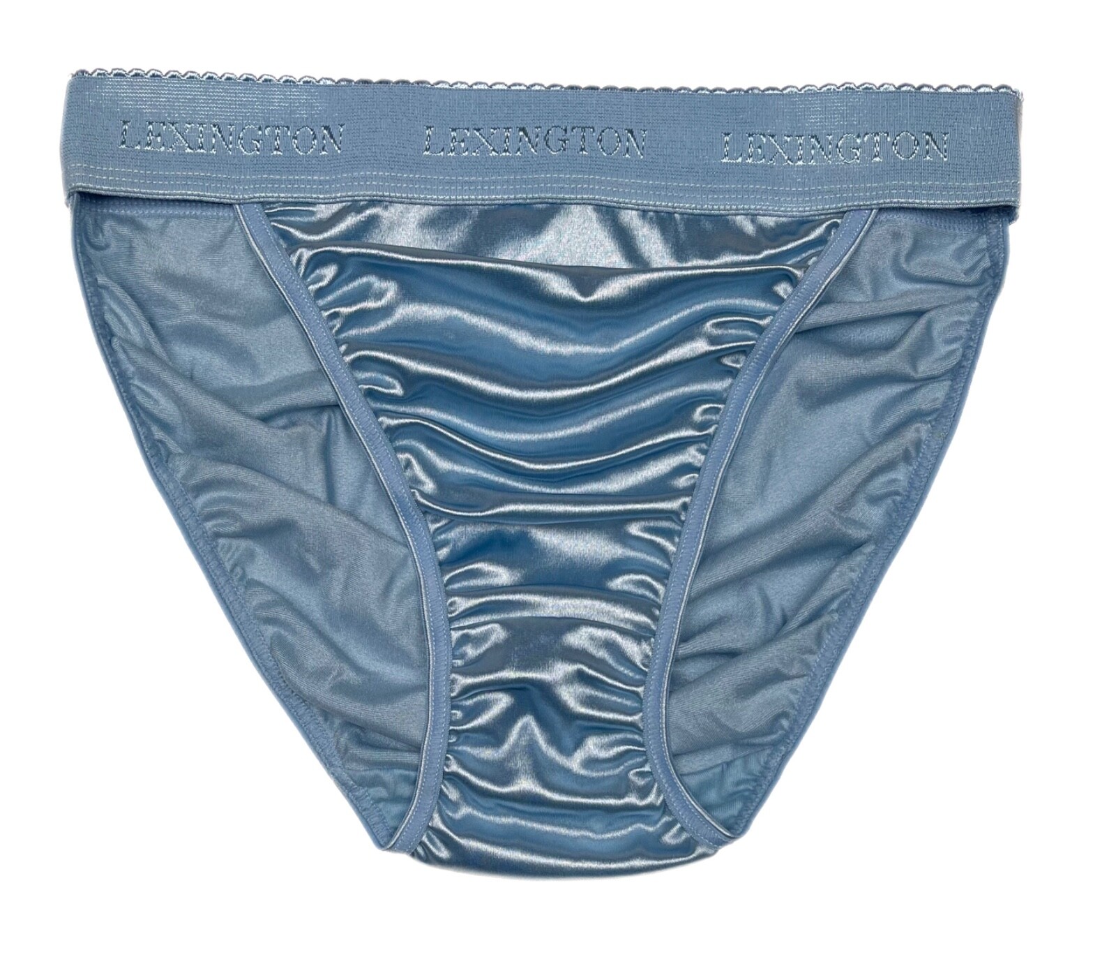 Rio Second Skin Satin Panty Wide Waistband Sky Blue 3XL