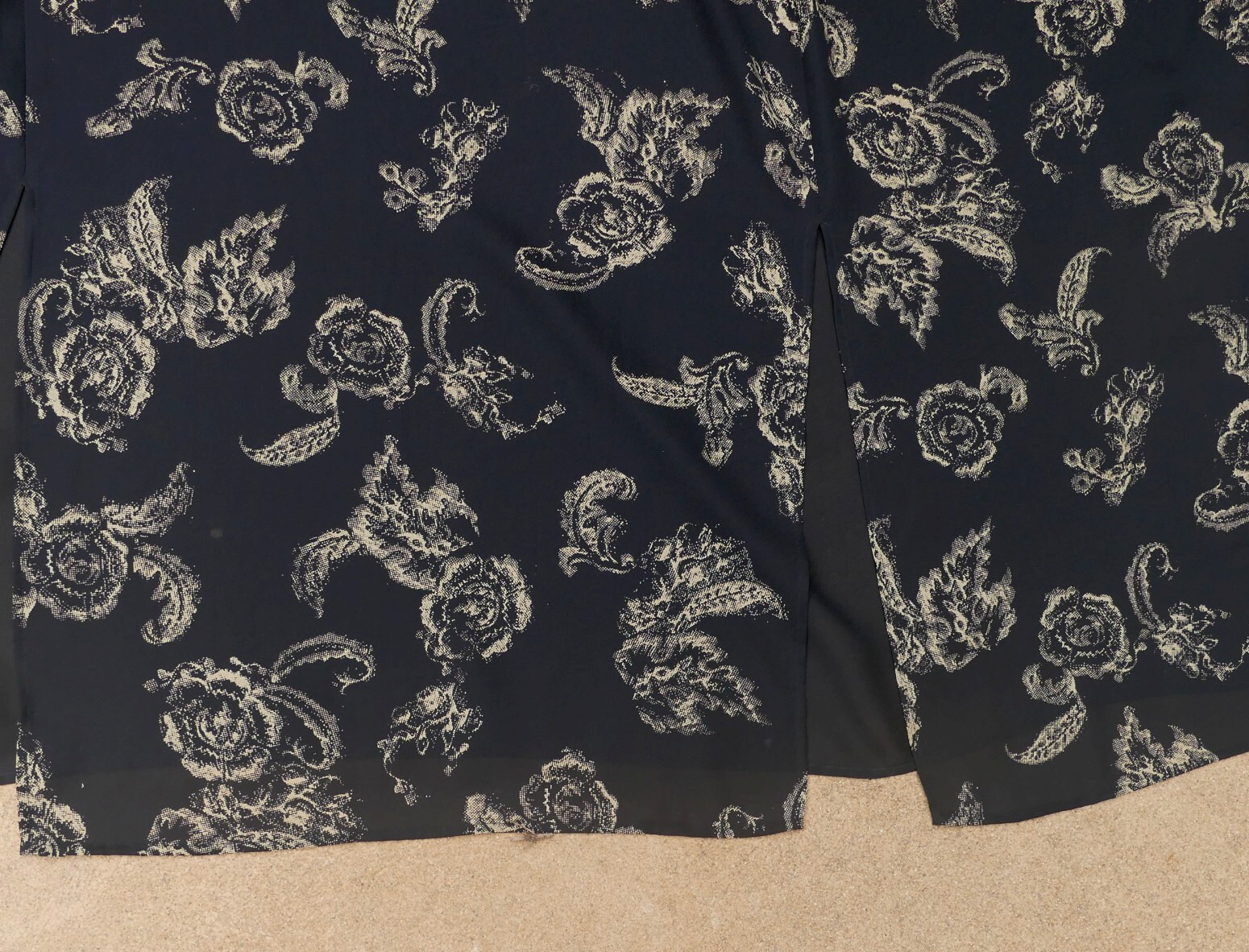 VNT Two Piece Set LONG WRAP SKIRT & SLEEVELESS BLOUSE SzS 70s 80s 90s Retro
