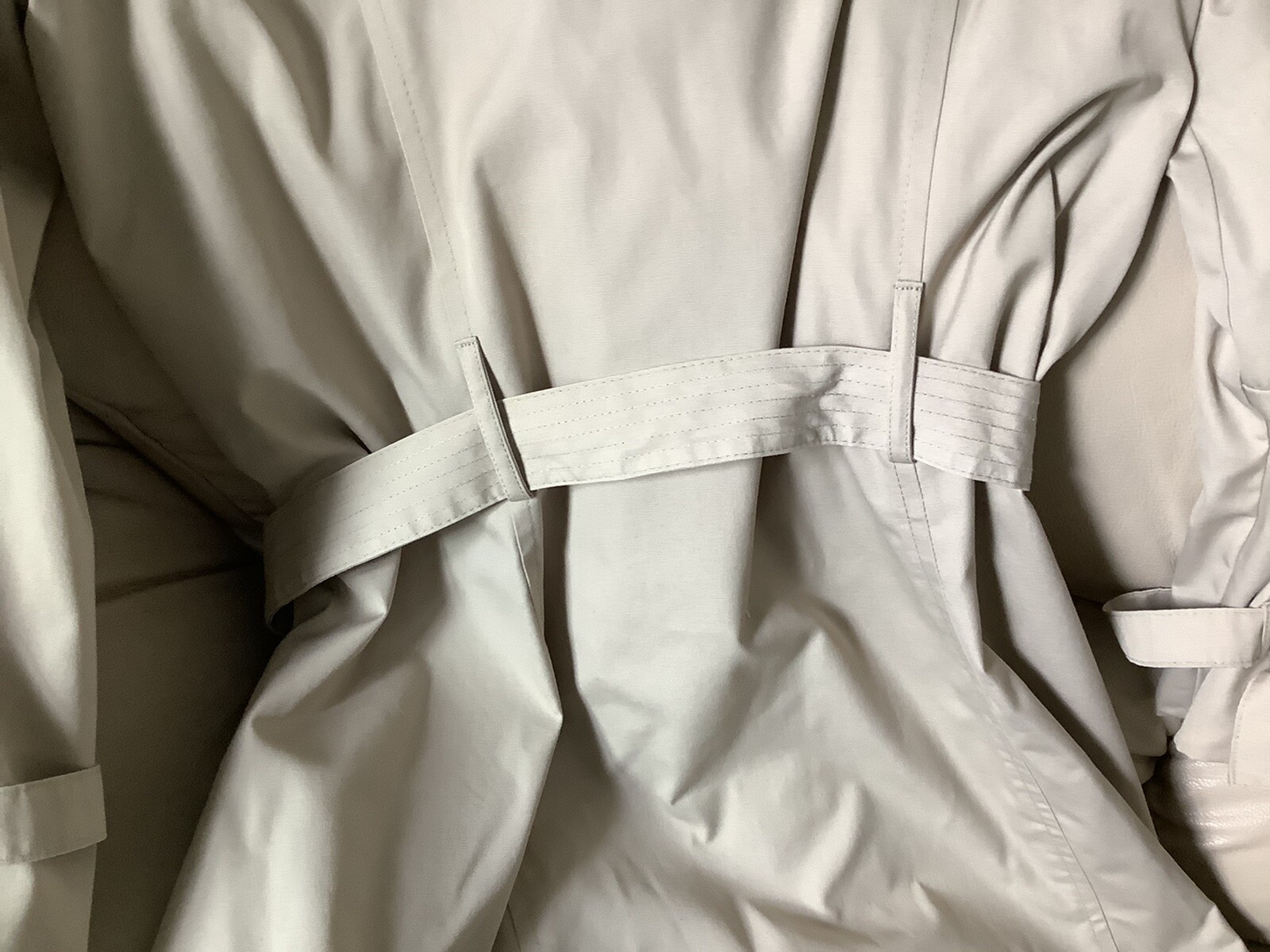Vintage London Fog Trench Rain Coat Full Length With Belt Size 12 Reg