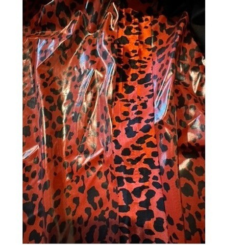 Vintage Mary McFadden Leopard Print Silk Jacket Made in USA Size M