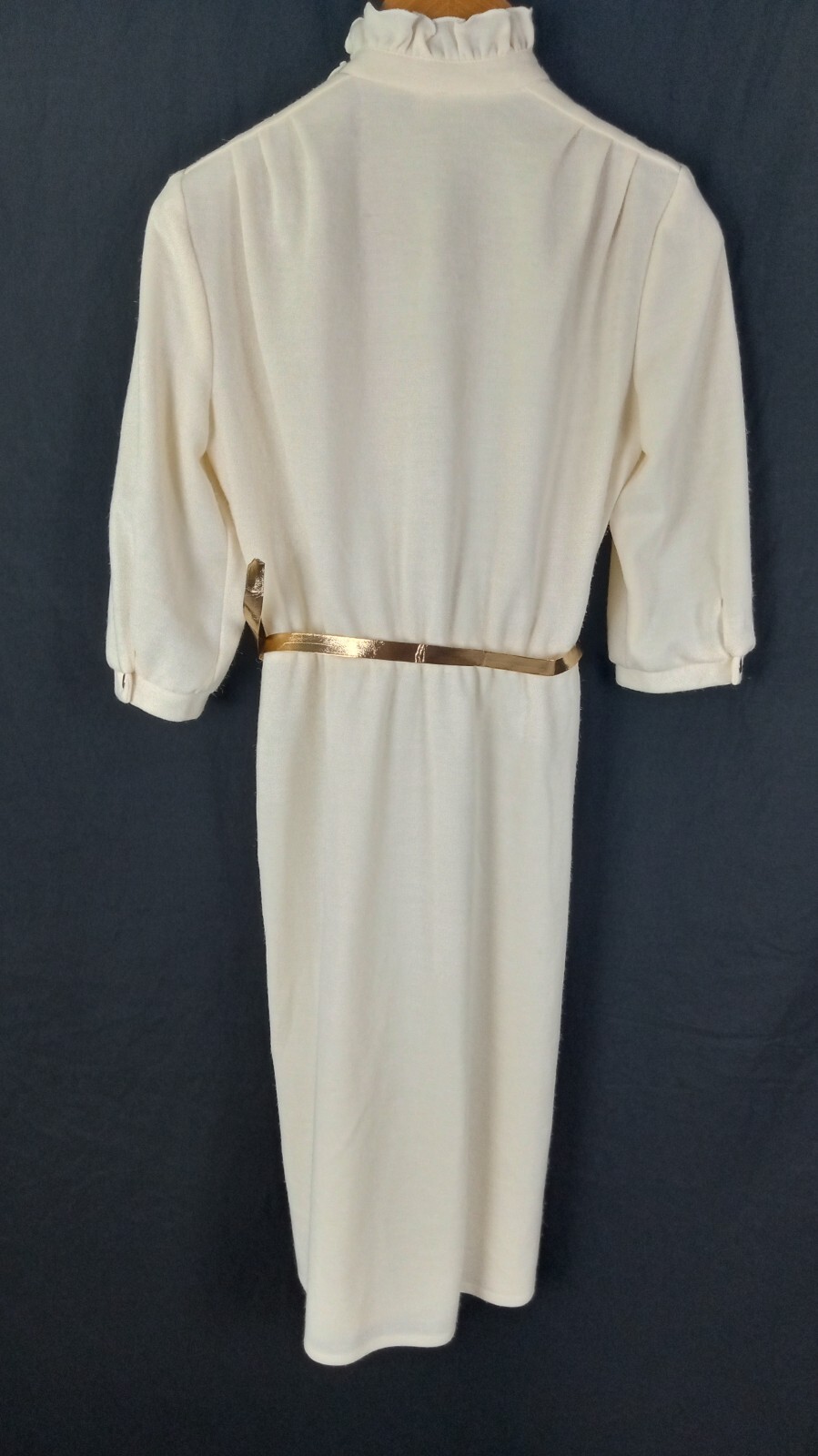 vintage England Designer Ivory white women’s dress size EU 38 vintage 1990’s