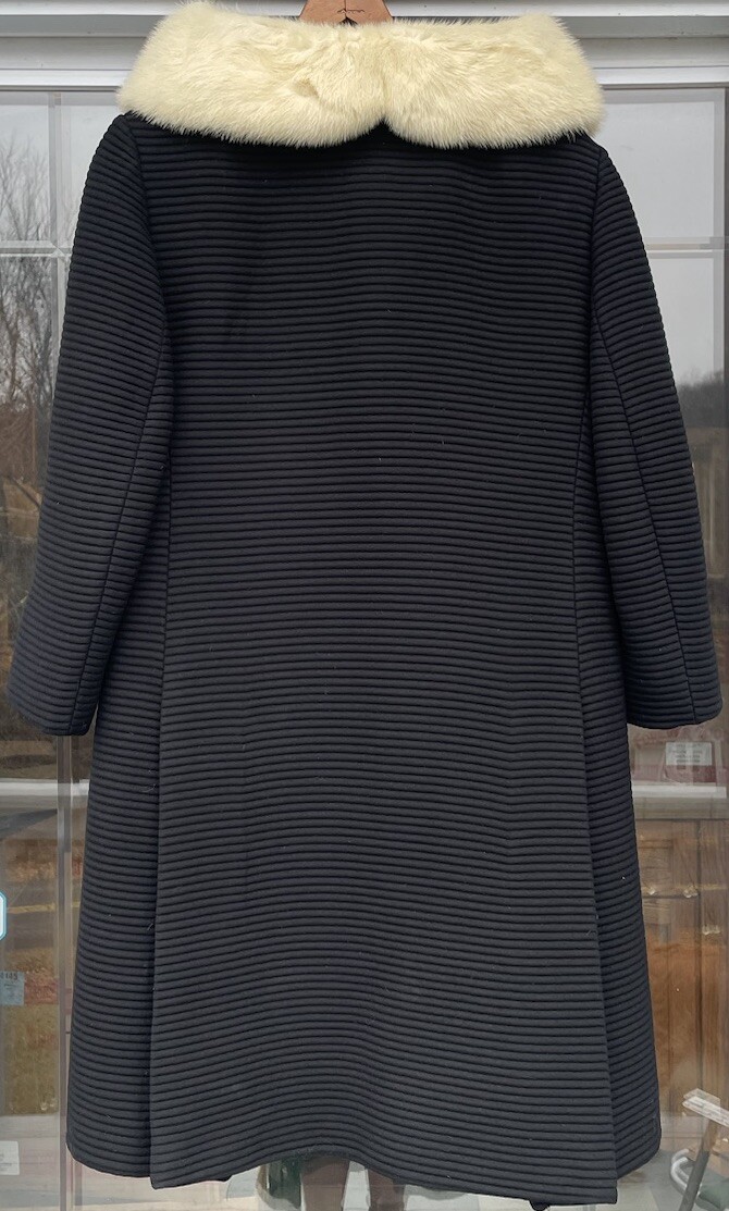 Mid-Century Modern Forstmann Ladies Coat Vintage Fashion Designer Clothing