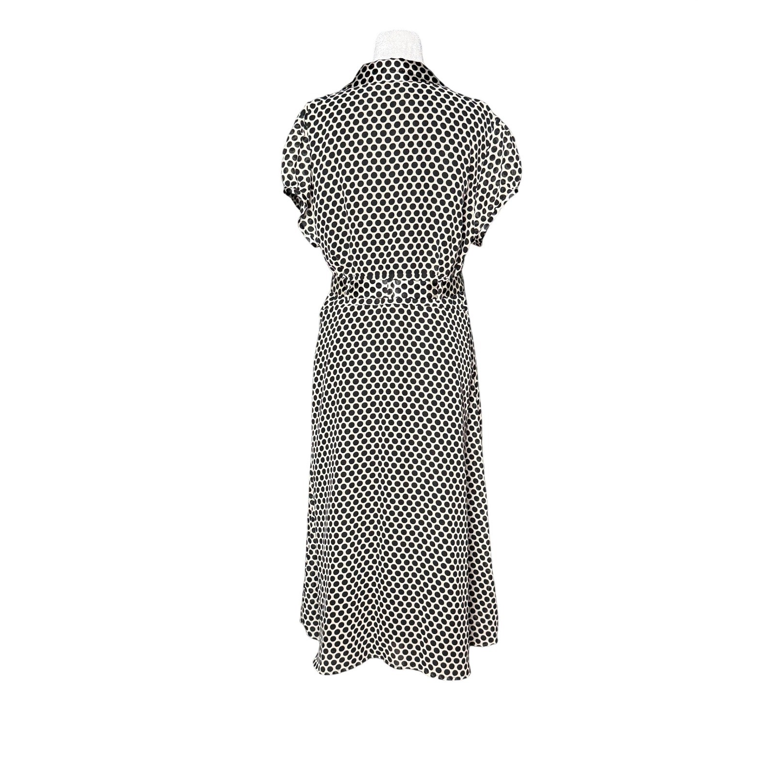 Robbie Bee Vintage 90s Y2K Polka Dot Midi Slip Dress Plus 16 XL Satin Retro