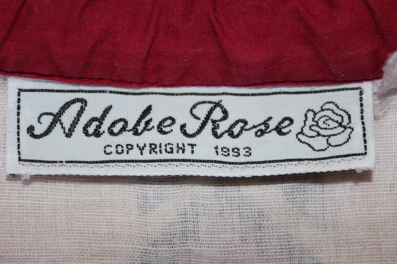 Vintage 90s Adobe Rose Western Southwestern Red Faux Vest Shirt Top Women L