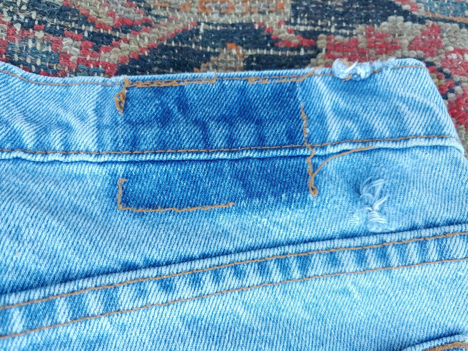 Vintage 1980s Jordache High Waisted Worn Mom Blue Jeans 13 14 Ink Doodles Wear