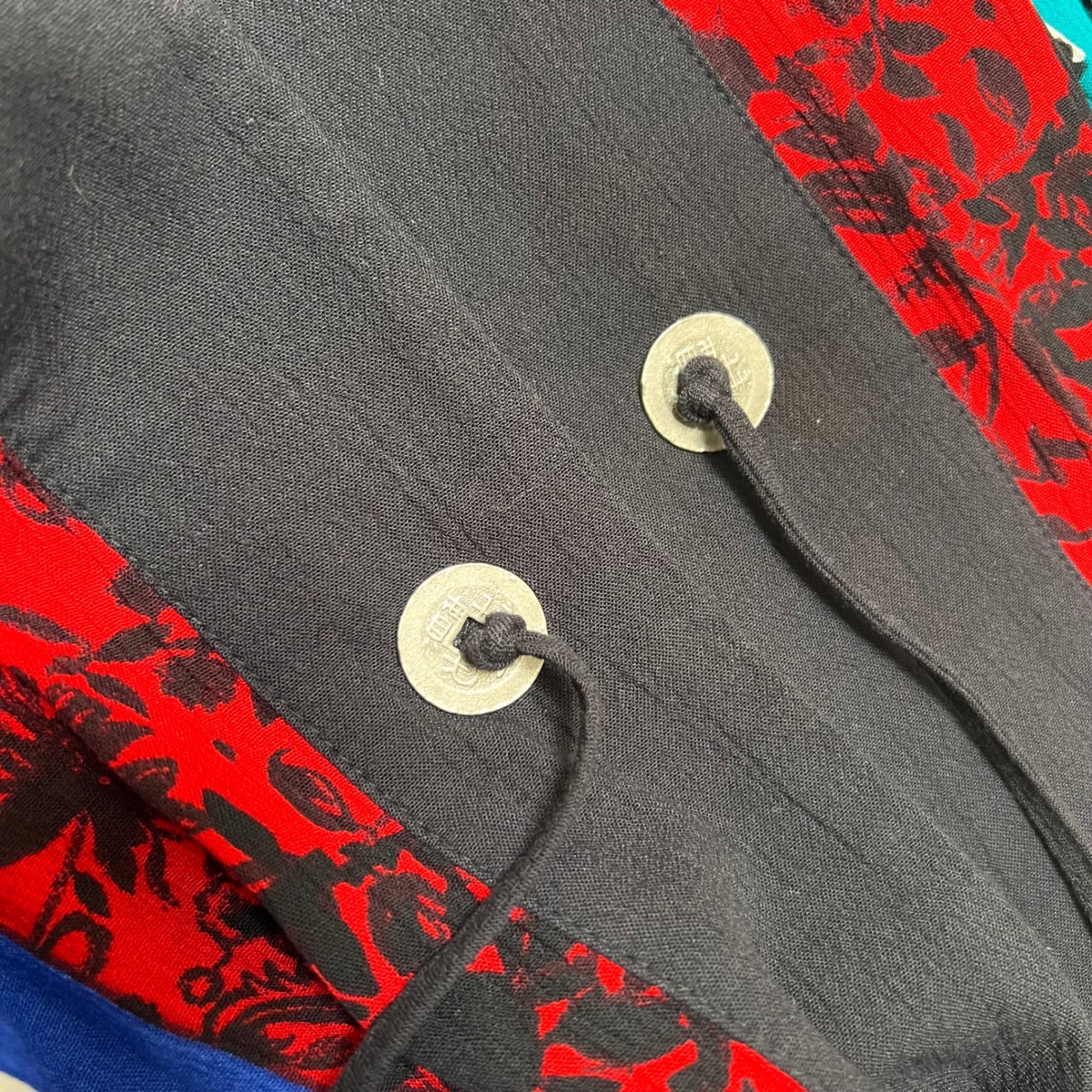 Vintage 90s Sharon Anthony Art To Wear Kimono Cardigan Whimsigoth Floral 4X