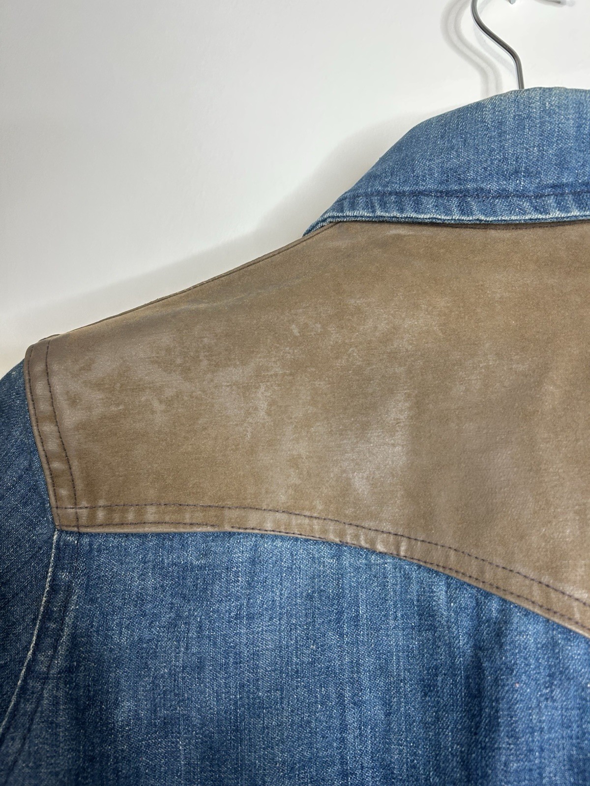 Vintage 1970s Denim Jacket Women’s Blue Snap Up Everyday Jean Western