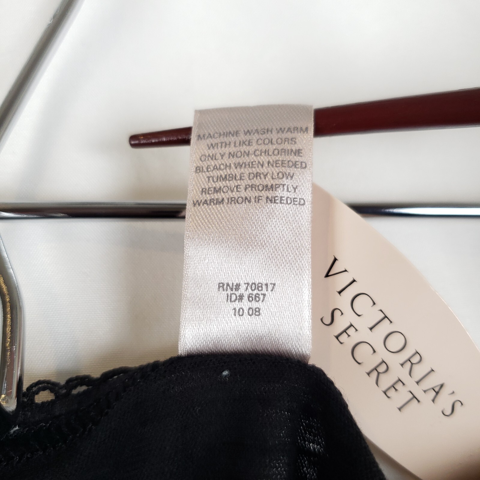 Vtg Victorias Secret Hi Leg Panty Medium 100% Cotton Eyelet Trim 2008 NWT