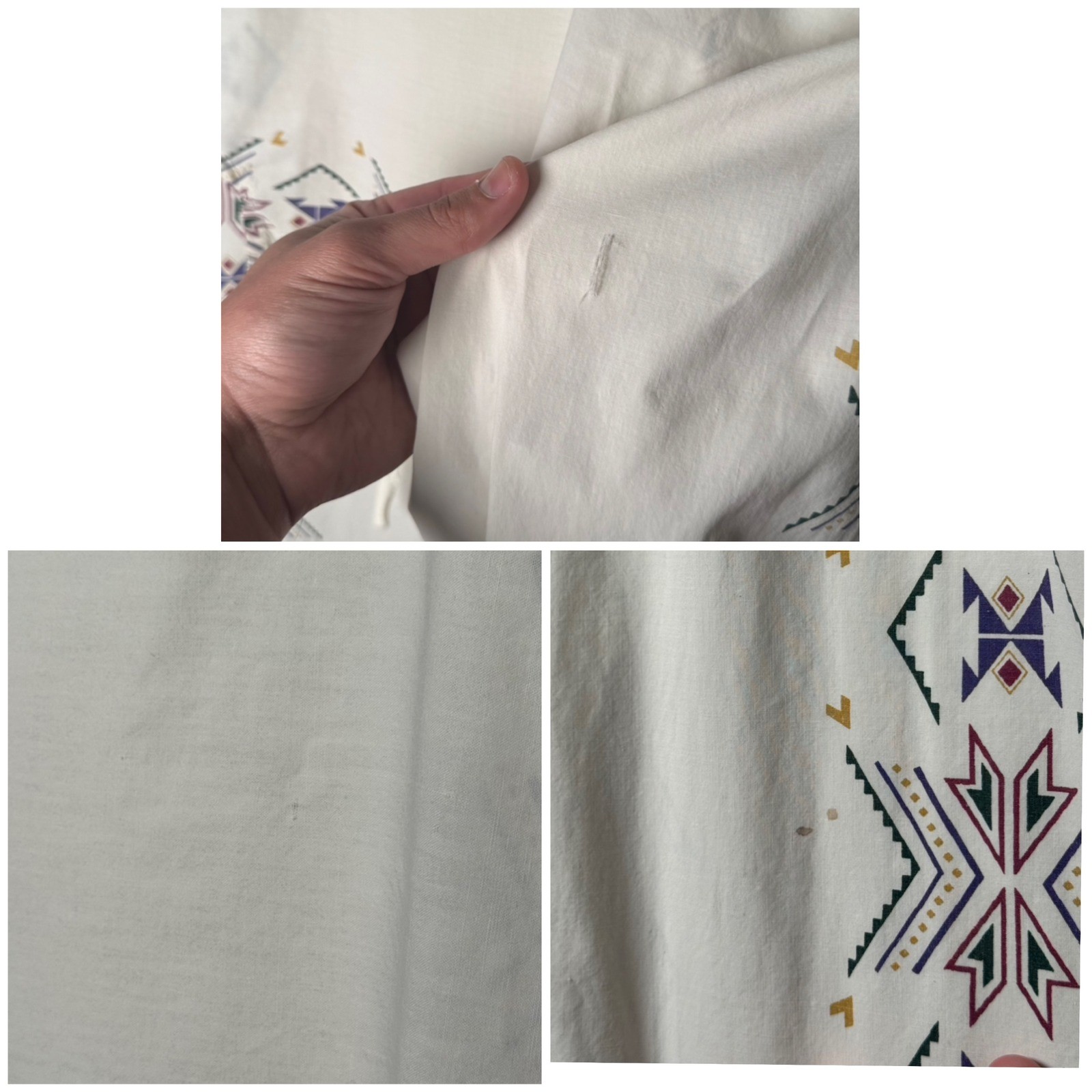 Wrangler Western Wear Multicolor Aztec Button Shirt Concho Women’s Rare Vintage