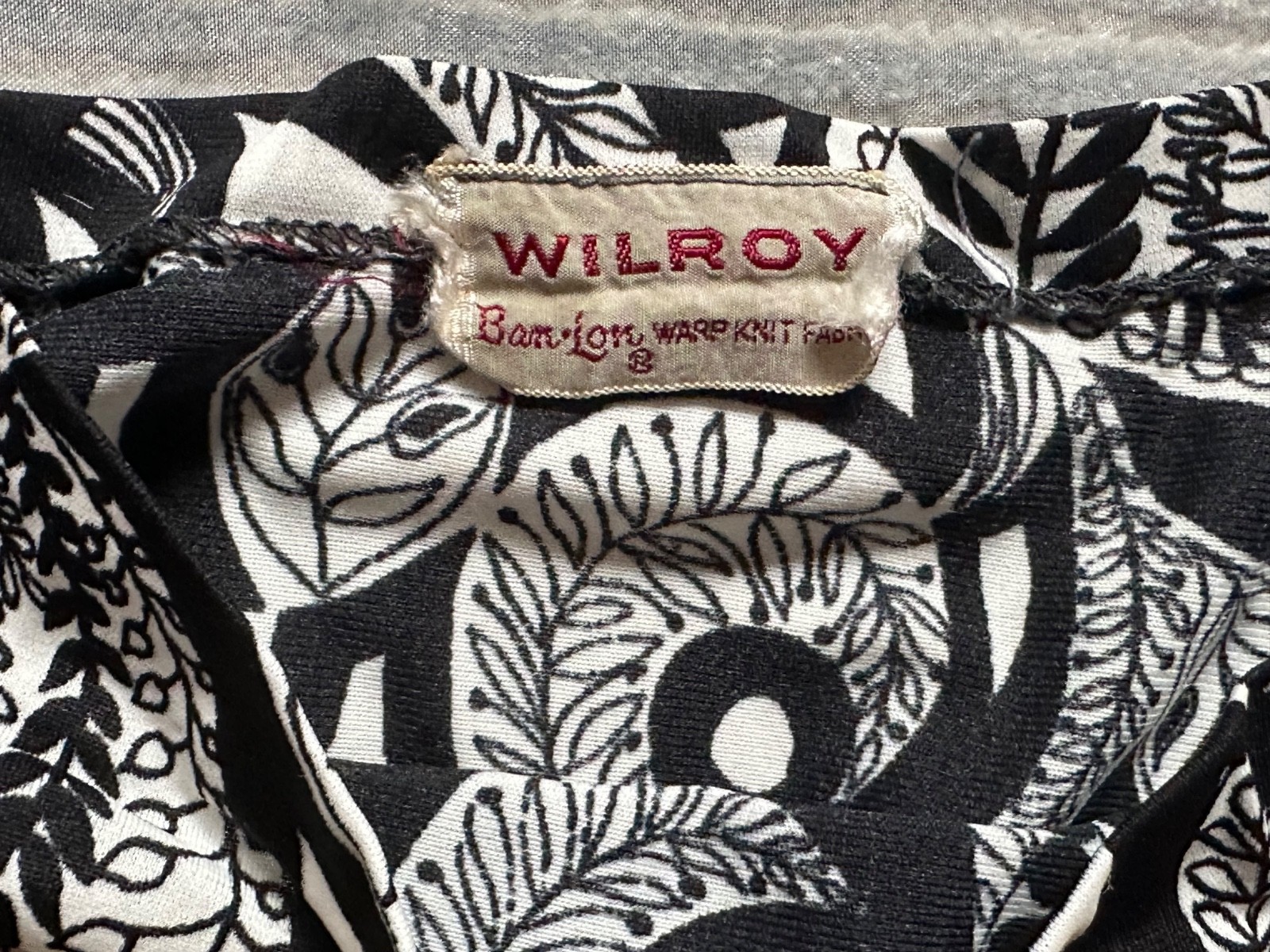 Vintage Wilroy Dress Ban-Lon 1960s Fashion Union Made Garment