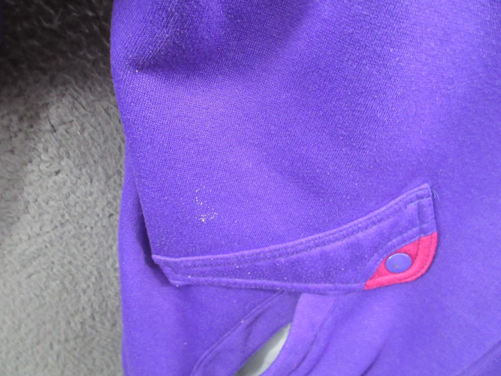 Vintage ABSTRACT DonnyBrook Faces Reversible Jacket OSFM One Sz – POOR CONDITION