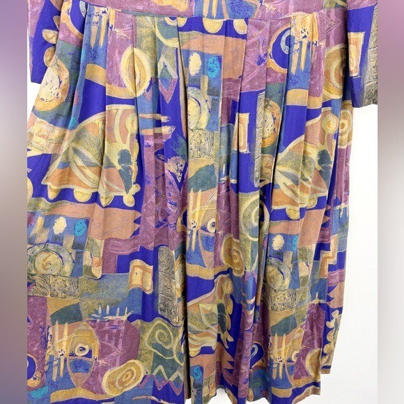 Gossip Vintage 80’s Geometric Midi Dress