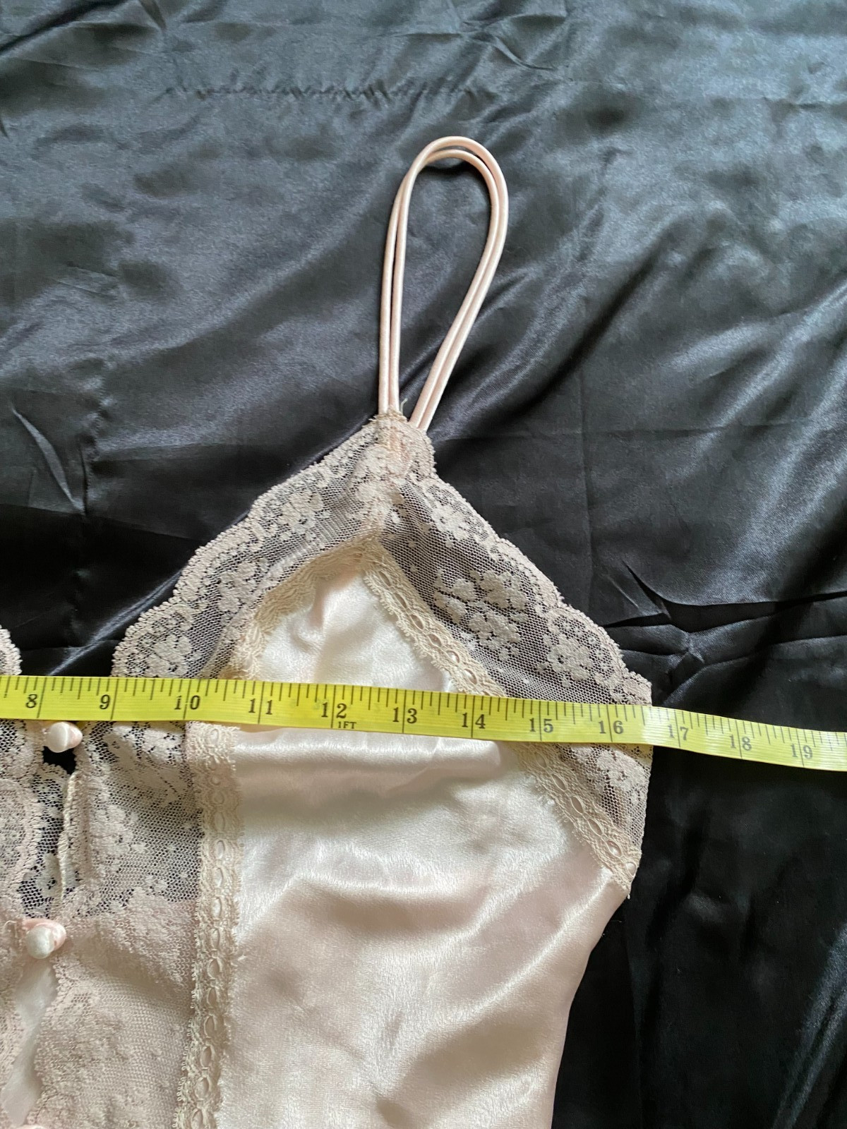 Vintage 1980s Pink Lace Teddy Bodysuit Romantic Sexy Medium Coquette High Cut