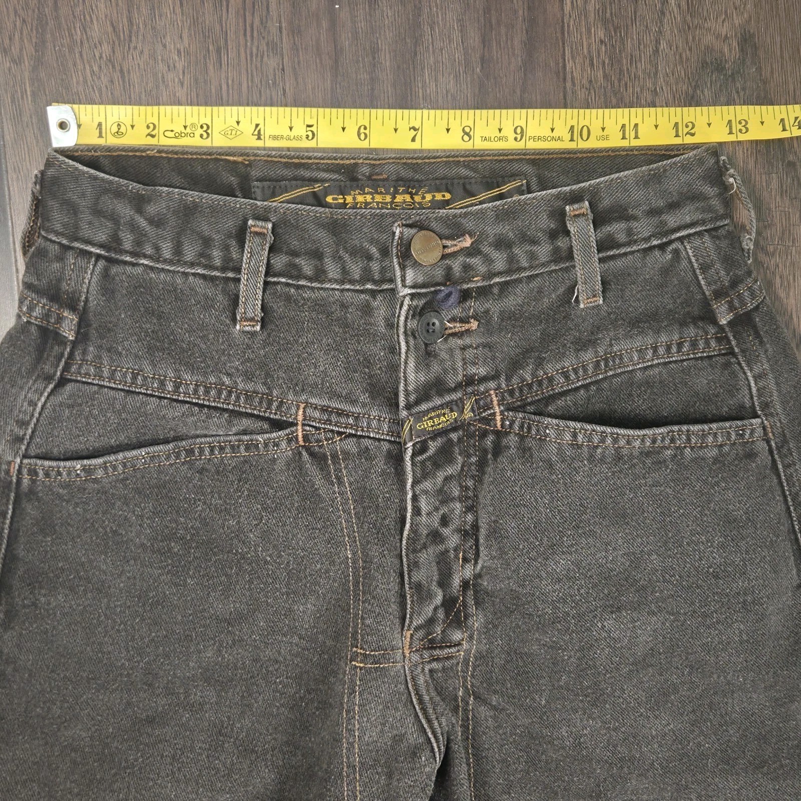 VTG 90s Marithe Francois Girbaud Jean Shorts Womens 5/6 (25×10) Streetwear Jorts
